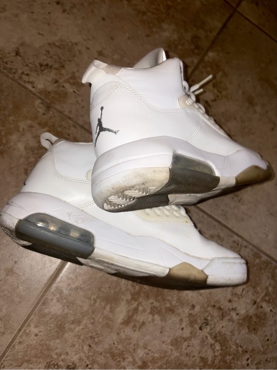 Jordan Other - Jordan White High-Top Sneakers with Black Jumpman